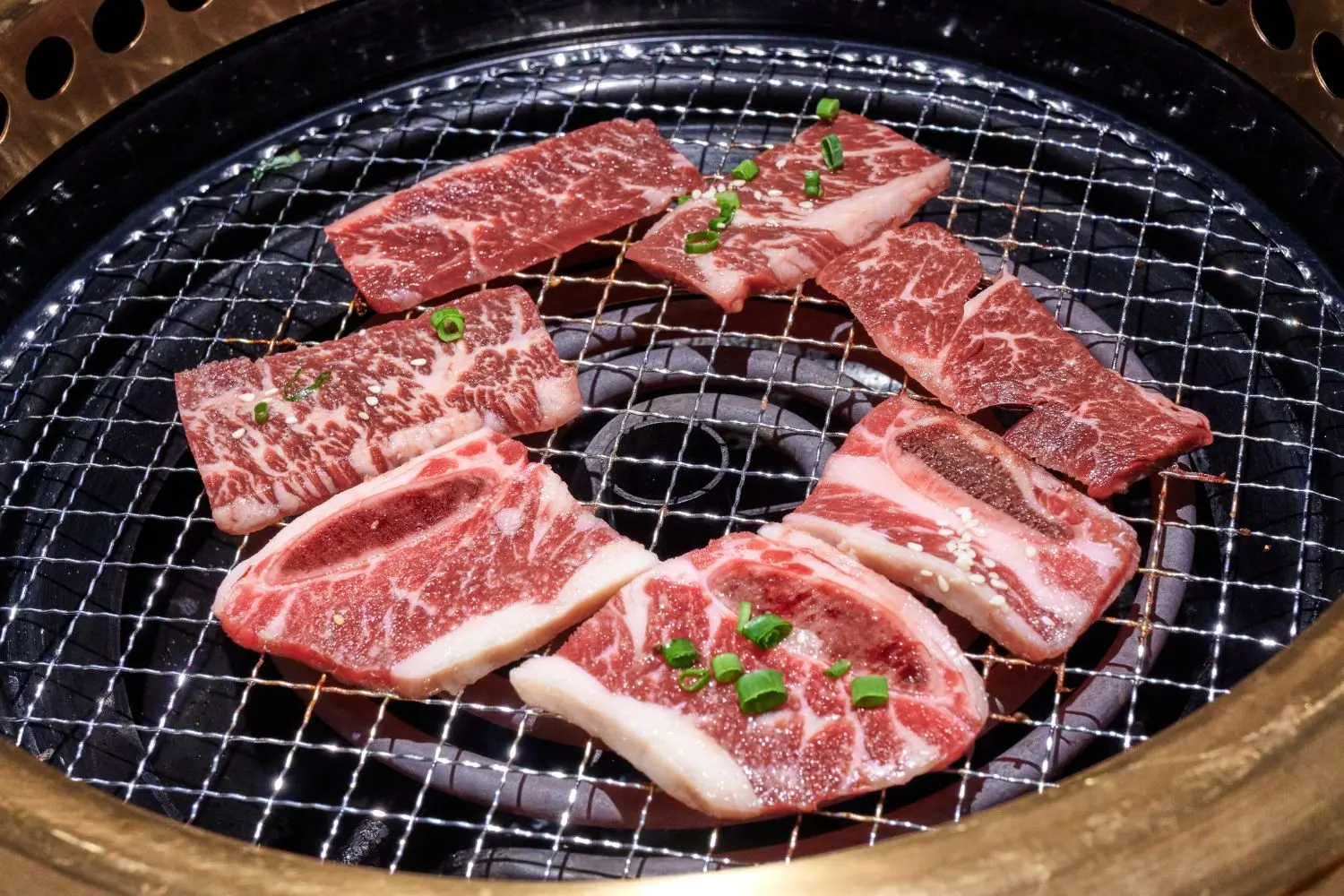 Snowflake beef BBQ at Blaze Korean BBQ & Hot Pot, a Korean Restaurant in Myrtle Beach