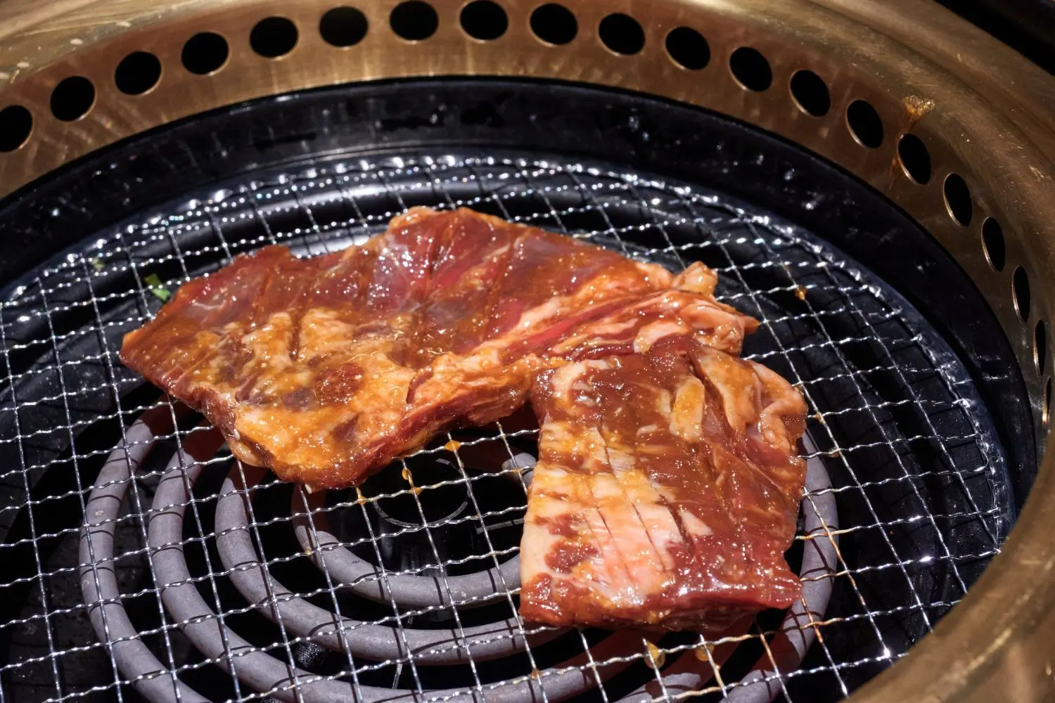 Marinated beef BBQ at Blaze Korean BBQ & Hot Pot, a Korean Restaurant in Myrtle Beach